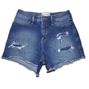 ABERCROMBIE KIDS HIGH RISE MINI MOM SHORT SZ 13/14 REG